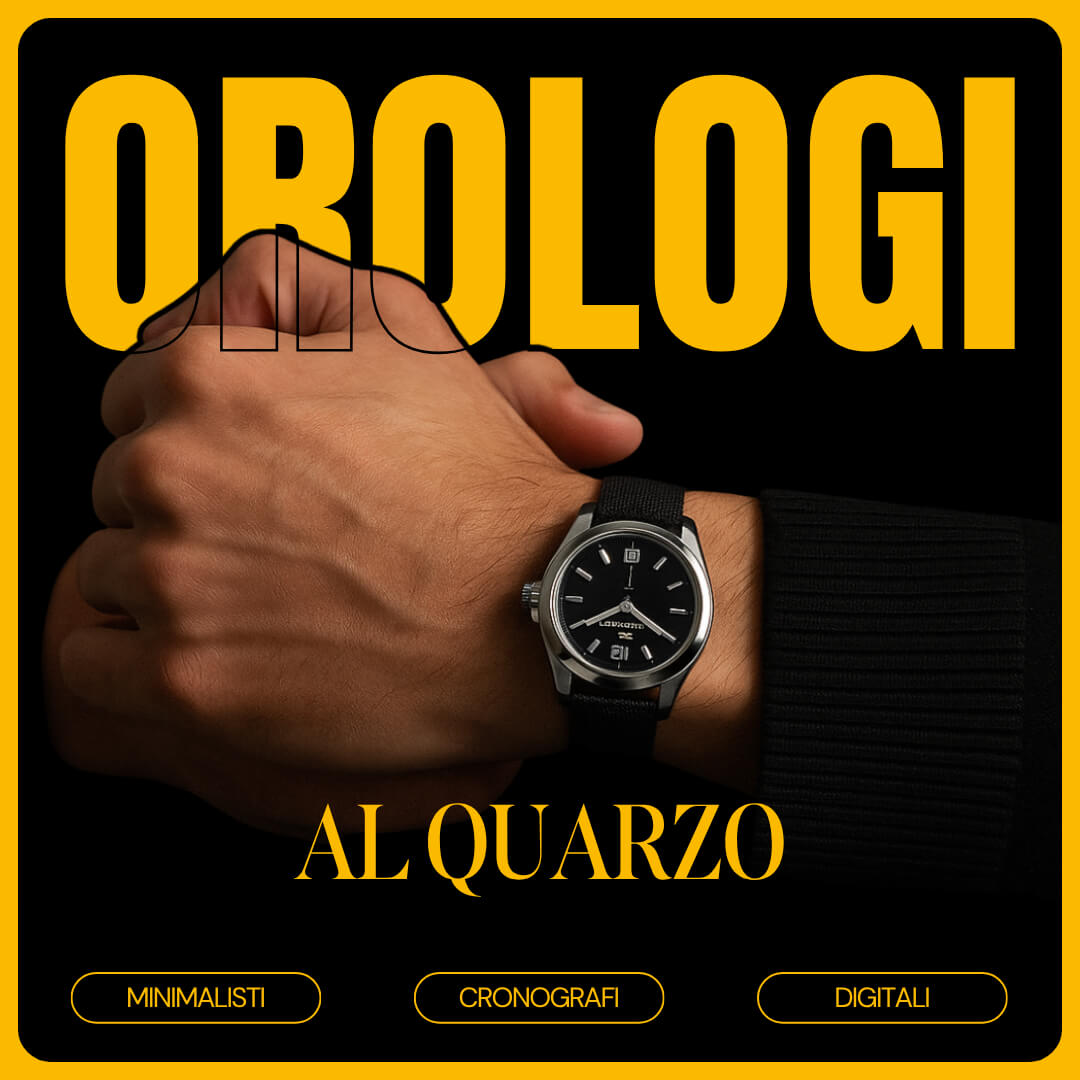 Orologio sportivo da uomo nero URBAN STEEL Orologio sportivo da uomo nero URBAN STEEL