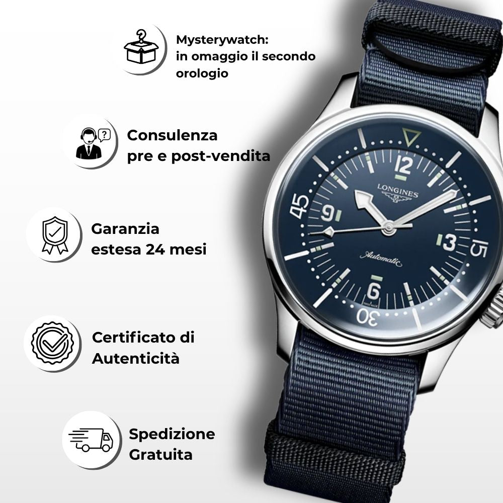 Longines HydroConquest Diver L3.781.3.06.7 - Quadrante Verde