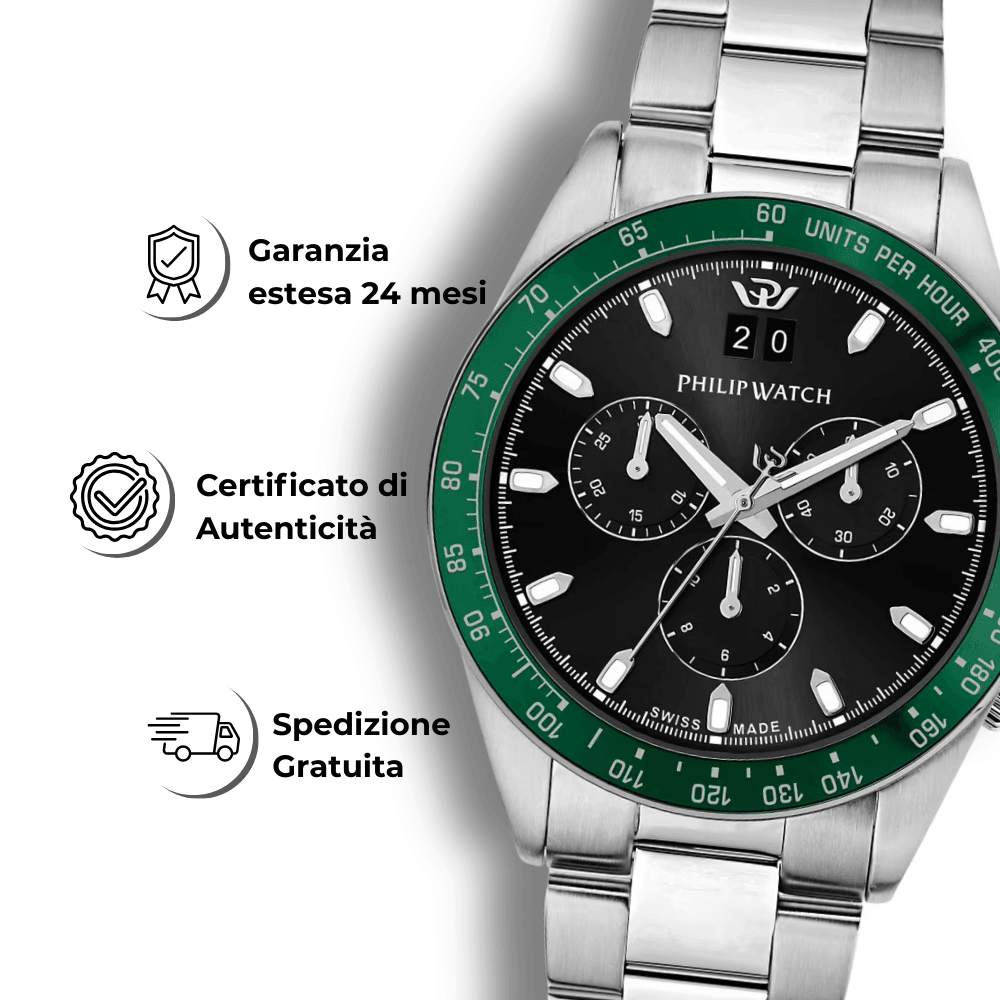 Orologio Philip Watch originale certificato Caribe Sport r8273607010