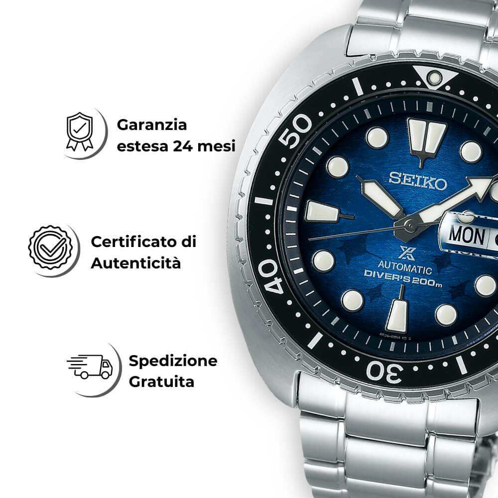 Orologio Seiko originale certificato, Save the Ocean srpe39k1