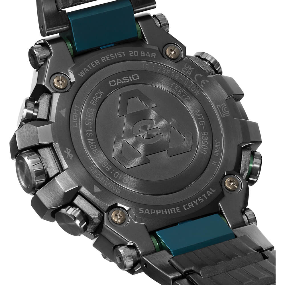 Casio G-Shock metal twisted g dual core guard mtg b3000bd 1a2er