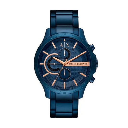 Armani Emporio Exchange AX2430 orologio uomo acciaio blu
