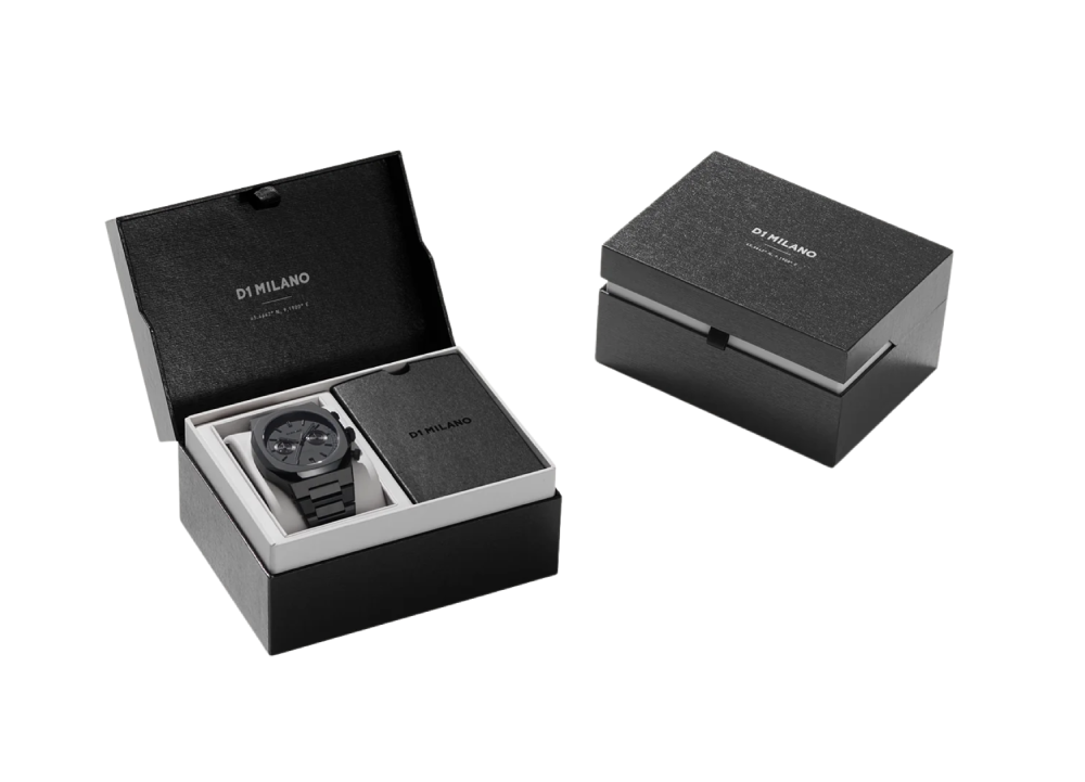 D1 Milano confezione originale Chronograph REF 03 d1-chbjsh