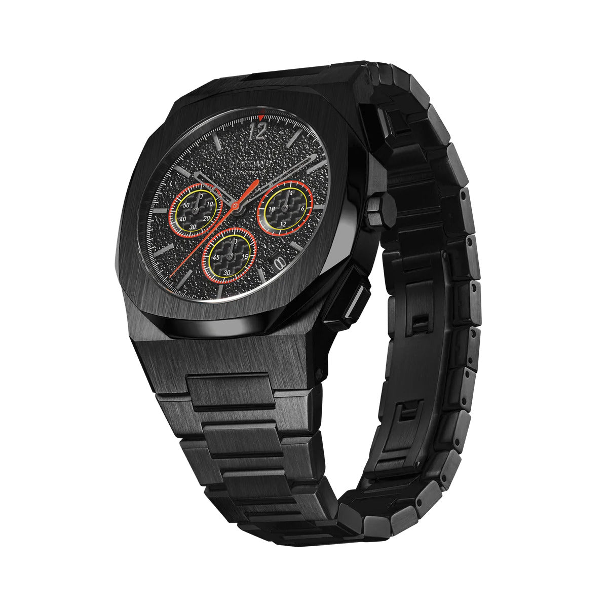 D1 Milano Orologio da polso uomo Sprint Chronograph acciaio nero