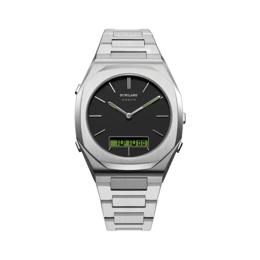 D1 Milano, Orologio uomo al quarzo, in acciaio, Module 366 D1-DGBJ01