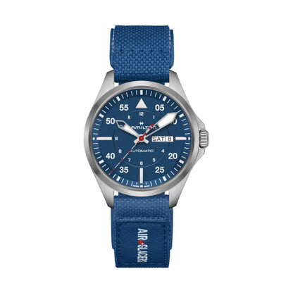 Orologio Automatico uomo | Hamilton - Khaki Aviation Pilot Day Date Auto “Air‑Glaciers" - H64655941