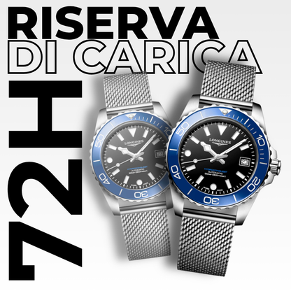 Longines automatico con riserva di carca 72 ore Hydroconquest L3.779.4.90.6