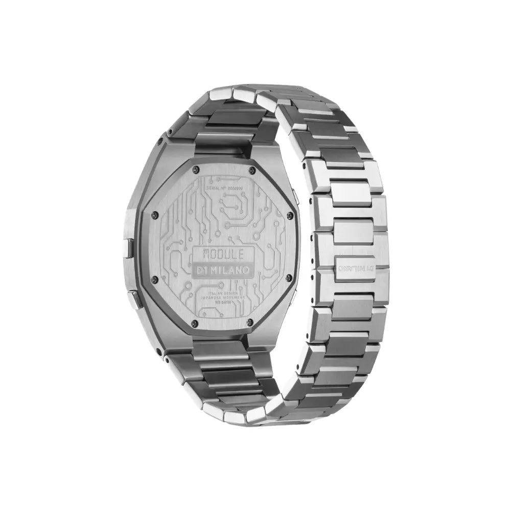 Orologio in acciaio, D1 Milano Module 366 D1-DGBJ01