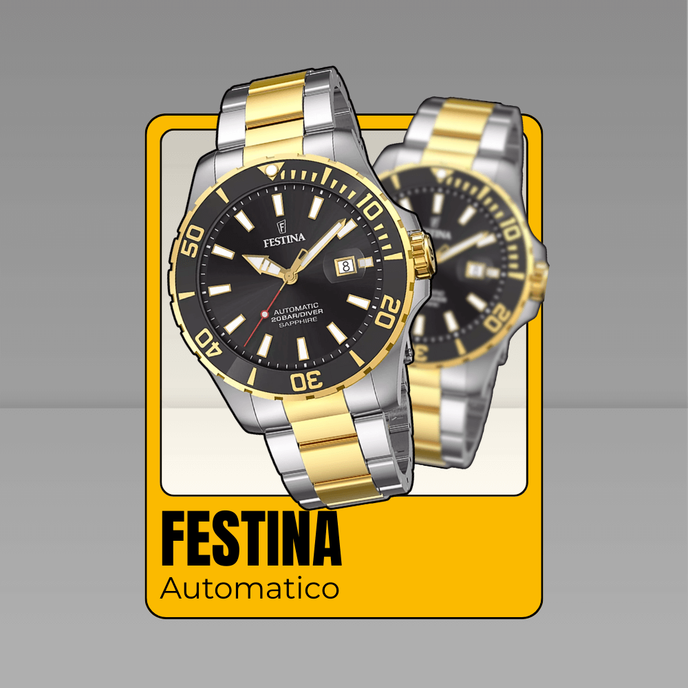 Orologio automatico diver 200 bar Festina f20532/2