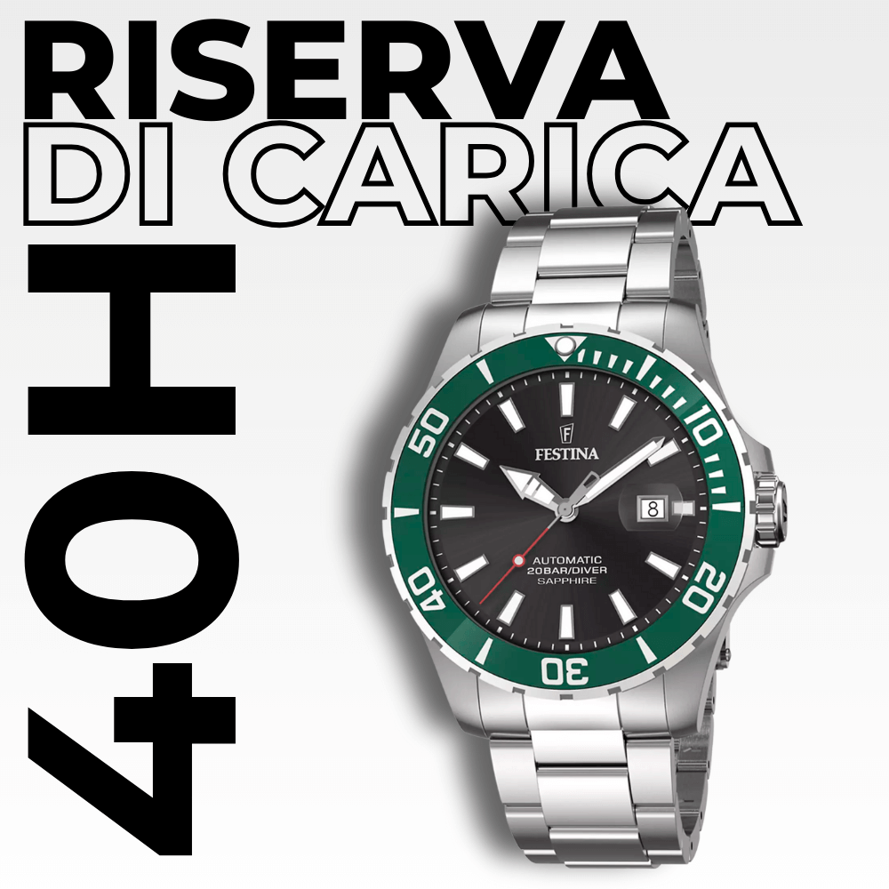 Orologio automatico con riserva di carica di 40 ore Festina f20531/2