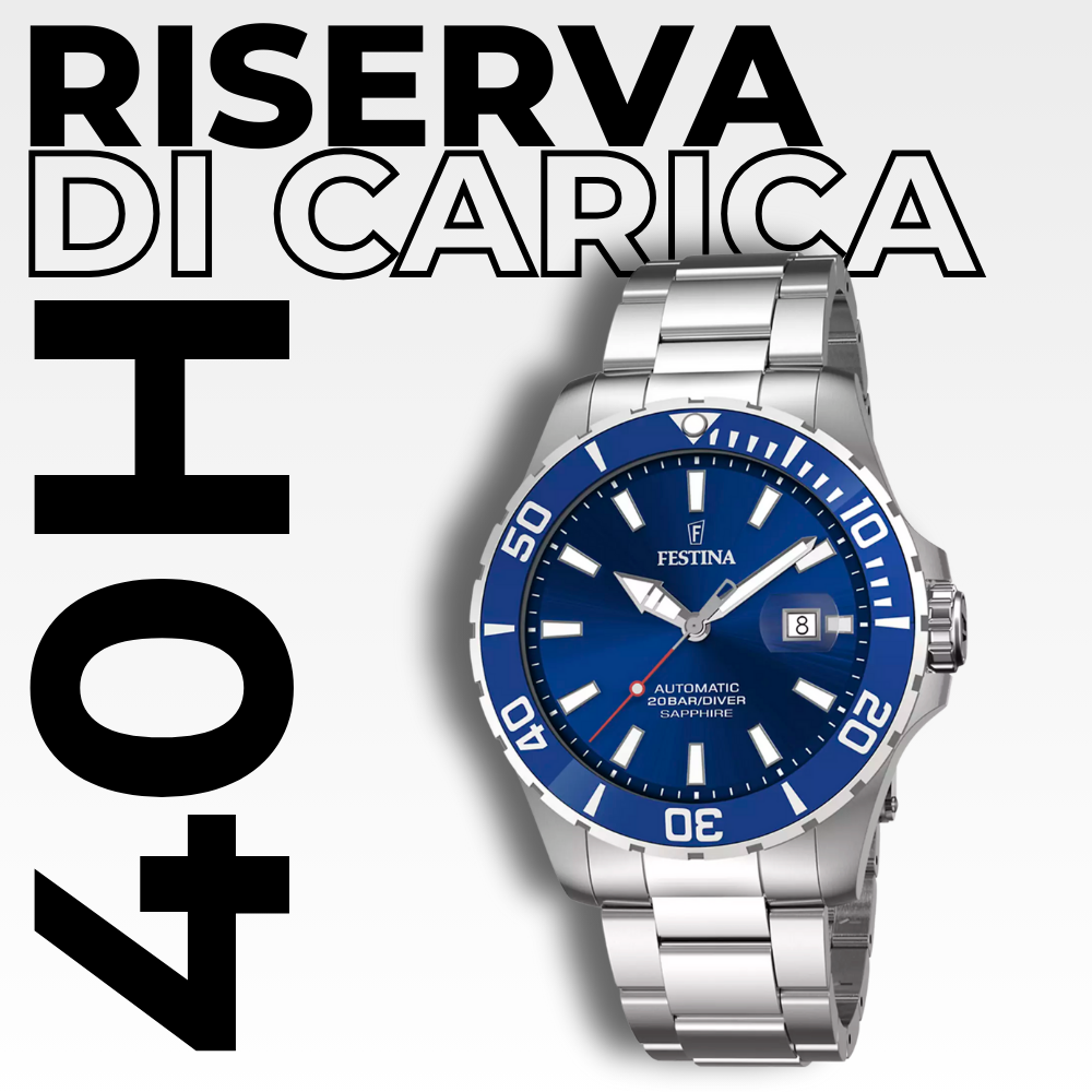 Orologio automatico con riserva di carica 40 ore. Festina f20531_3