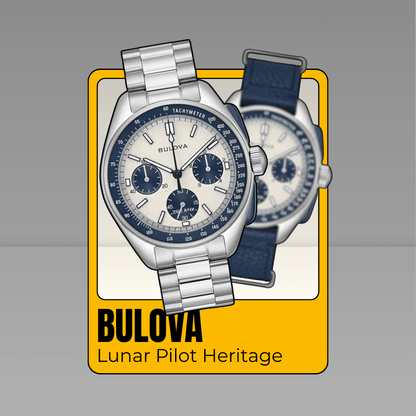 Orologio Bulova al quarzo Edizione Speciale Lunar Pilot Heritage 98k112