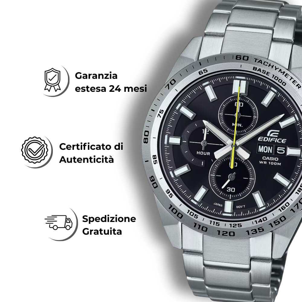 Orologio Casio Edifice, originale certificato efr-574d-1av