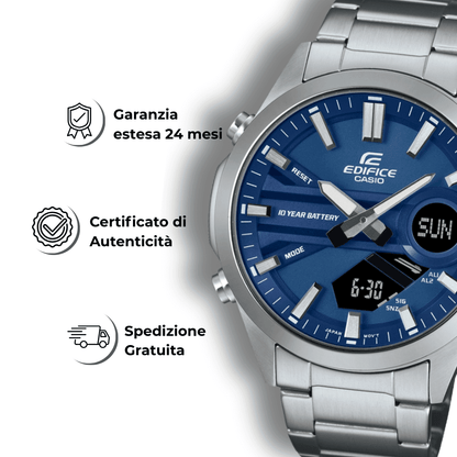 Orologio al quarzo Casio Edifice EFV-C120D-2AEF con certificazione di autenticità Casio
