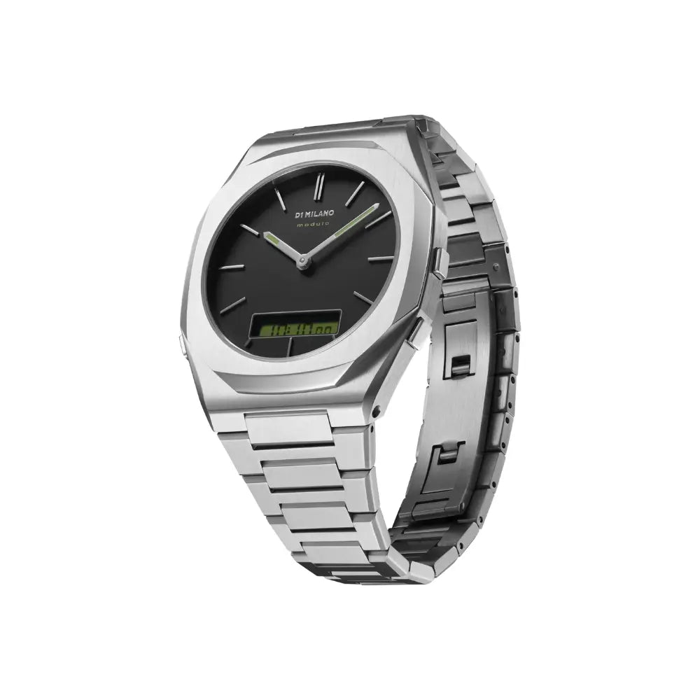 Orologio D1 Milano uomo in acciaio, Module 366 D1-DGBJ01