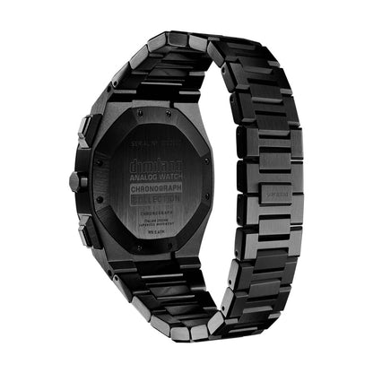 Orologio da polso uomo acciaio nero Sprint Chronograph D1 Milano