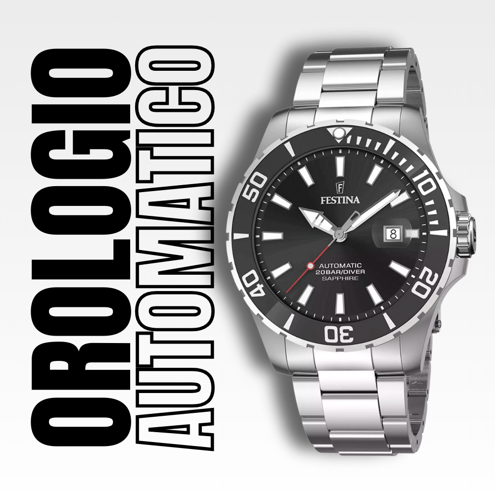 Orologio Festina movimento automatico calibro Miyota 8215. F20531/4