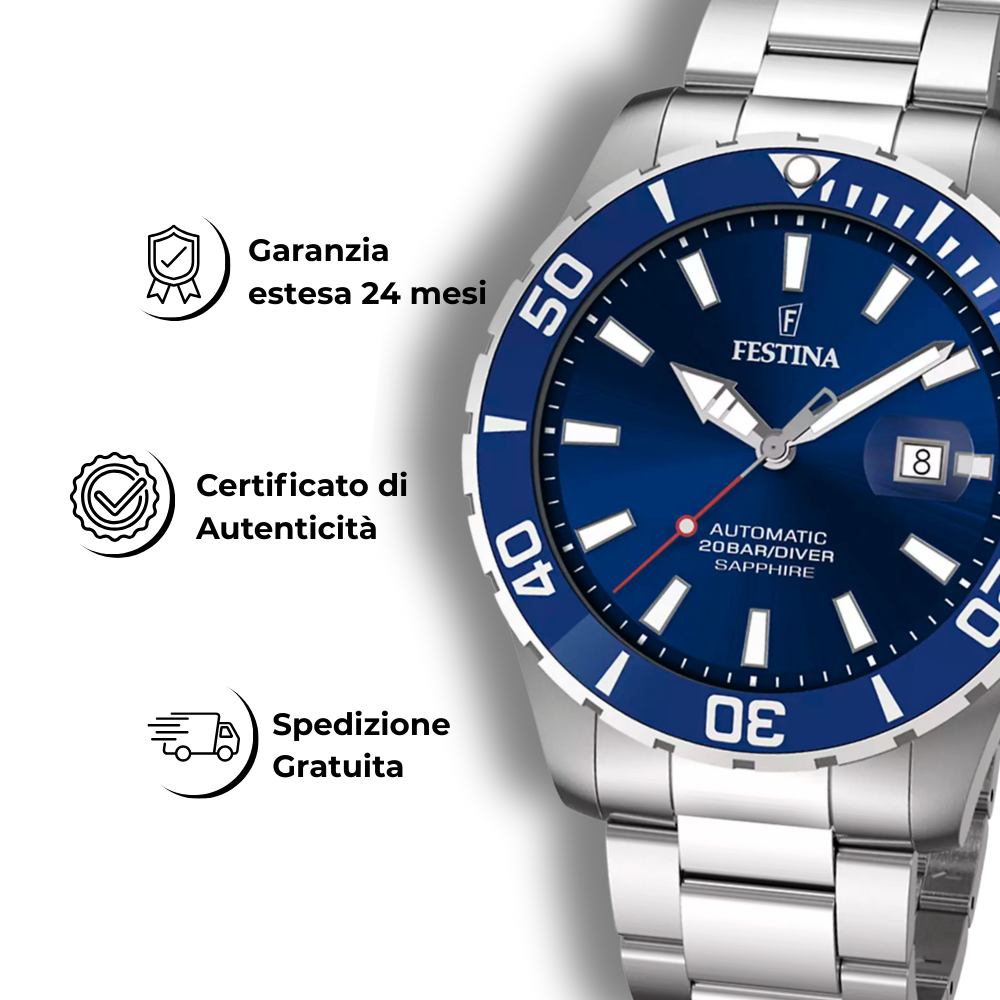 Orologio Festina originale con certificato di autenticità. F20531/3