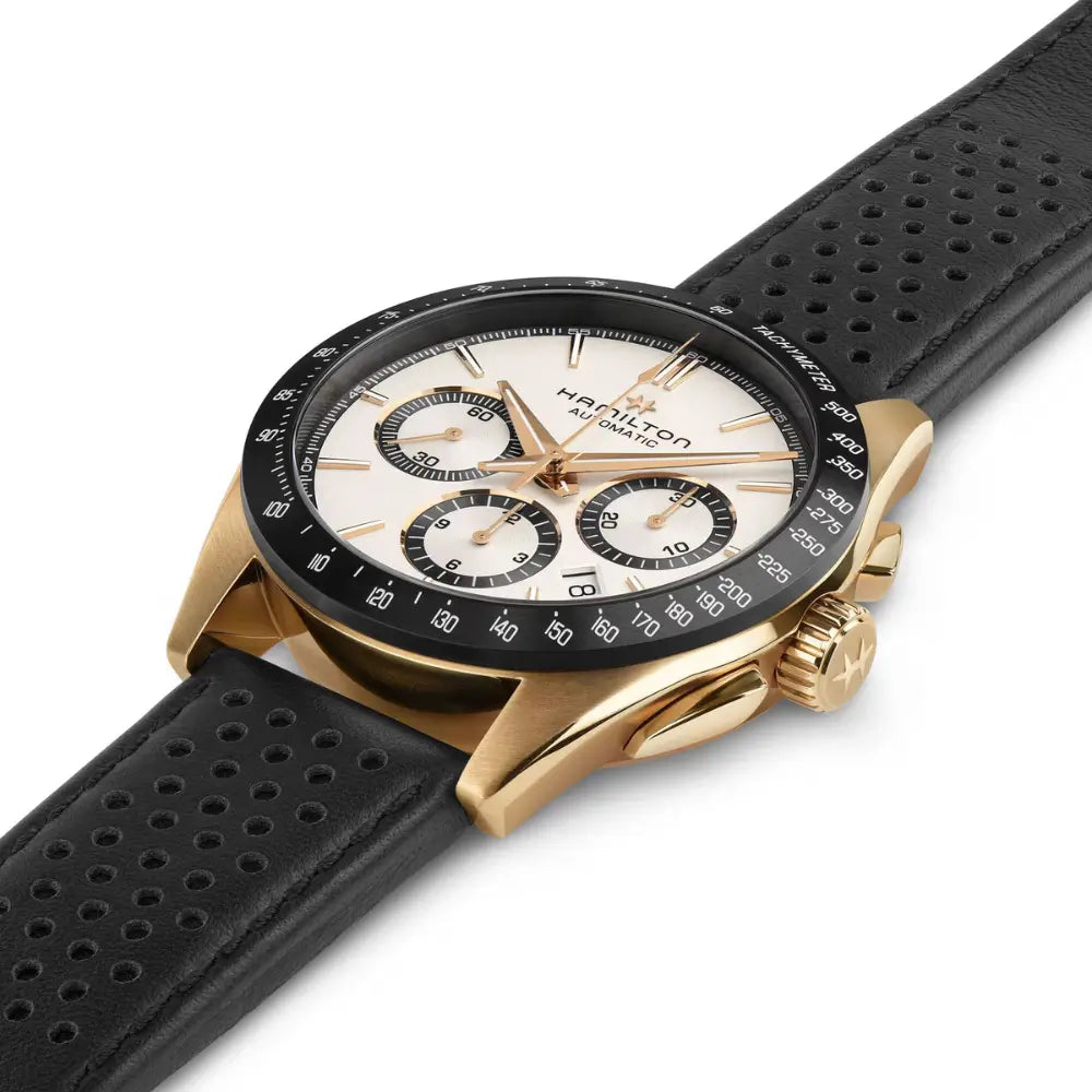 Orologio Hamilton elegante automatico Jazzmaster Performer Auto Chrono