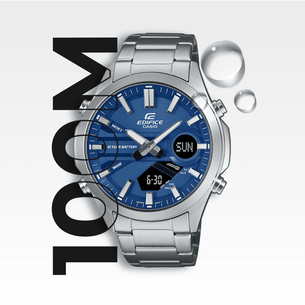 Orologio al quarzo Casio Edifice EFV-C120D-2AEF: impermeabile fino a 100m di profondità