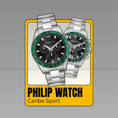 Orologio Philip Watch cronografo, Caribe Sport r8273607010