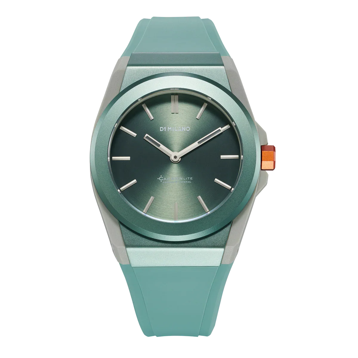 Orologio al quarzo D1 Milano Uomo Carbonlite Light Blue | D1-CLRJ07