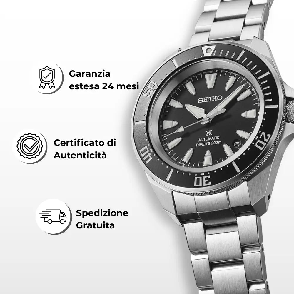 Orologio Seiko con certificato di autenticità automatico Mare srpl13k1