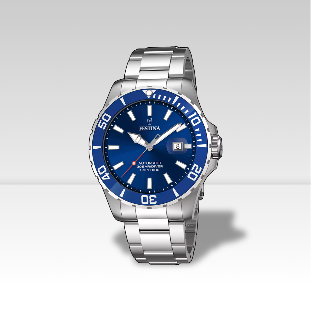 Orologio subacqueo, automatico con movimento Miyota 8215. Festina F20531/3