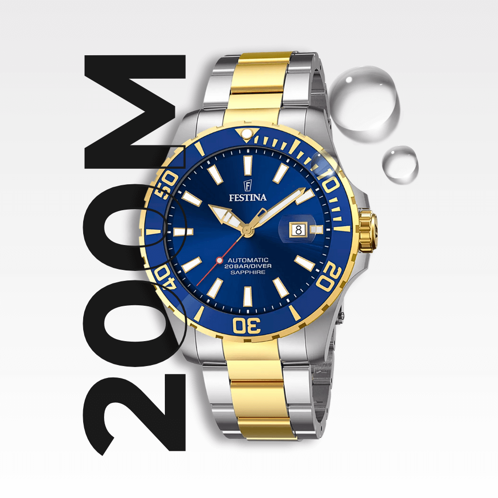 Orologio subacqueo diver fino a 200m di profondità Festina f20532/1