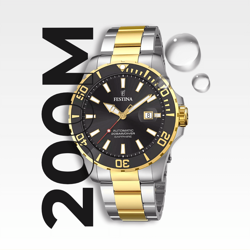 Orologio sub diver, impermeabile fino a 200m. Festina Automatic f20532/2
