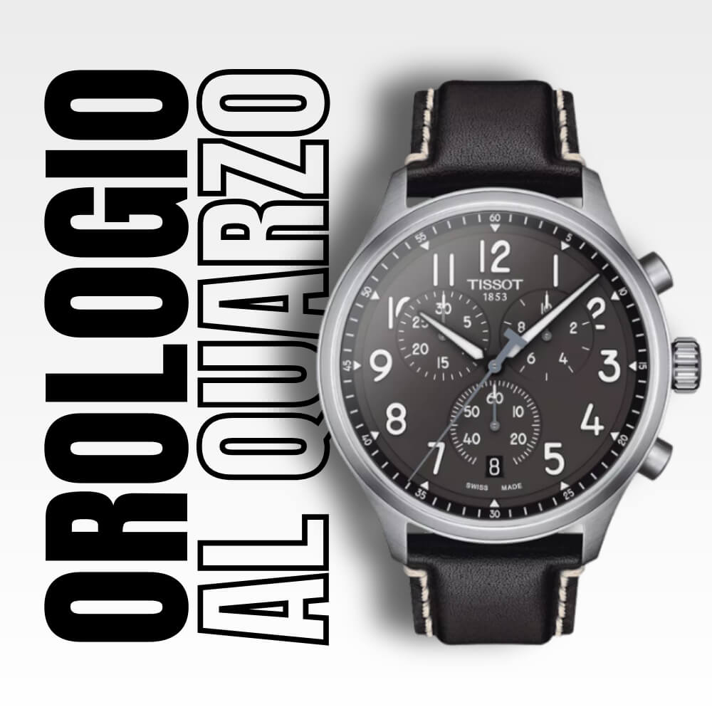 Tissot Chrono XL orologio cronografo al quarzo Swiss Made ad alta precisione con cassa in acciaio.