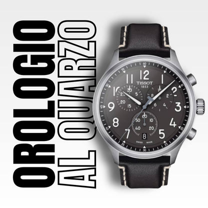 Tissot Chrono XL orologio cronografo al quarzo Swiss Made ad alta precisione con cassa in acciaio.