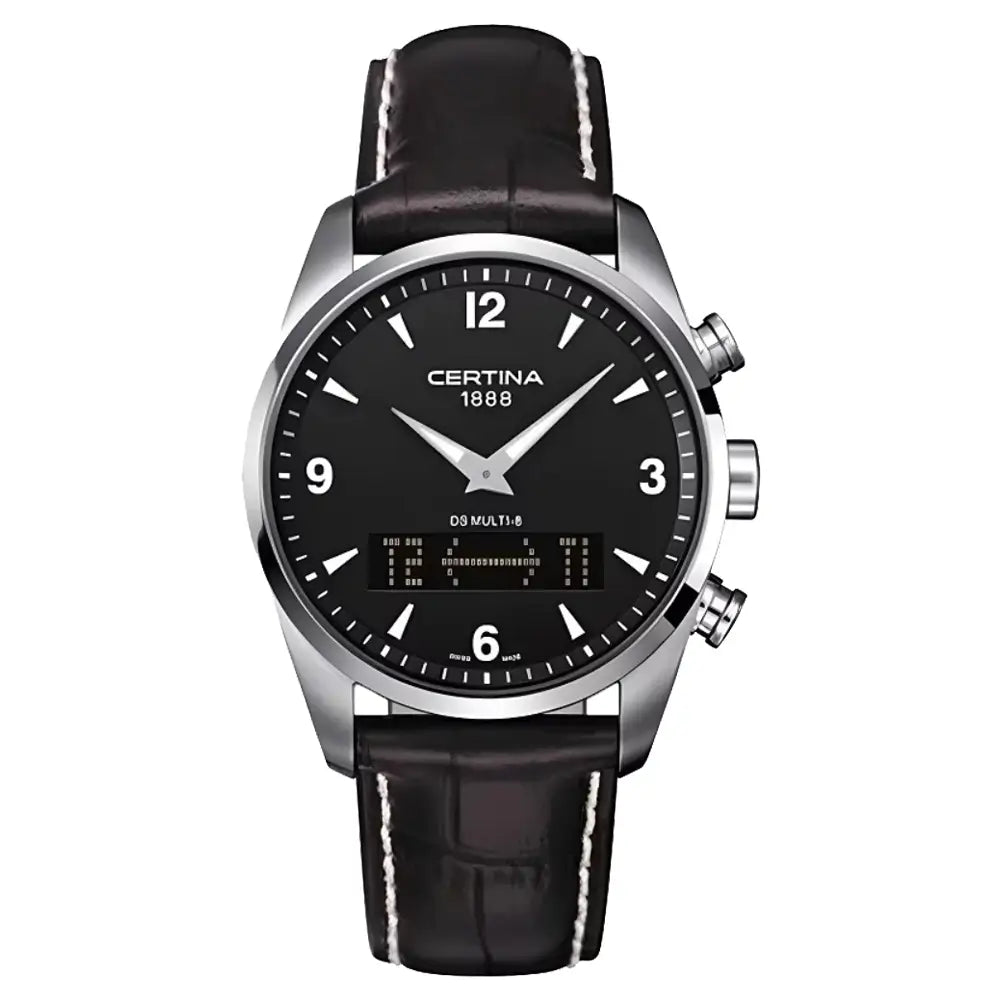Orologio uomo Certina DS Multi-8 cuoio versatile sport casual