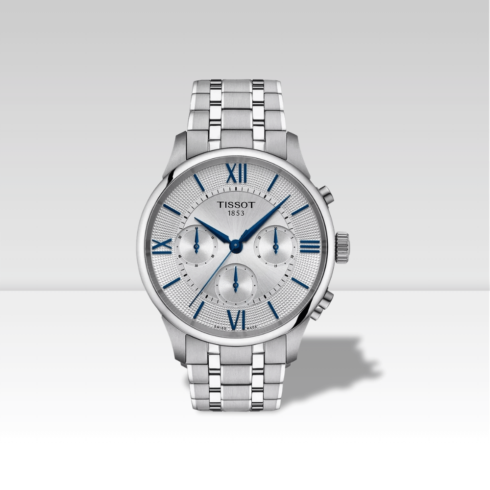 Tissot Chemin des Tourelles T1394621103800 orologio automatico bracciale in acciaio. Tissot crono prezzo